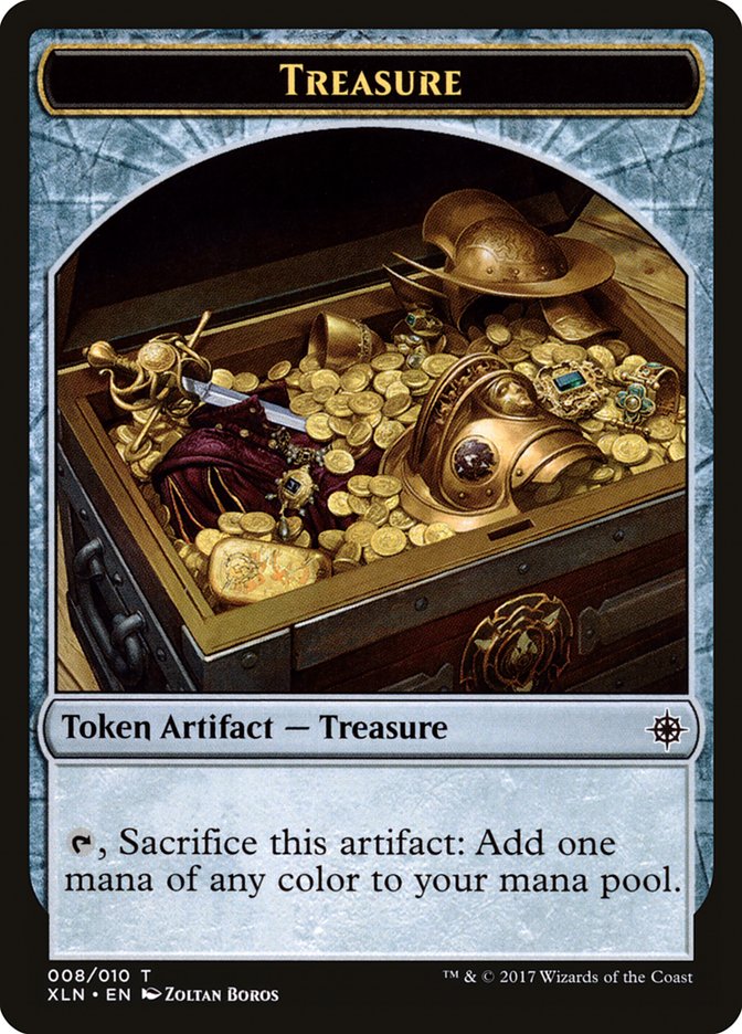 Treasure Token (008/010) [Ixalan Tokens] | Boutique FDB TCG