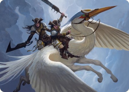 Gryffwing Cavalry Art Card [Innistrad: Crimson Vow Art Series] | Boutique FDB TCG