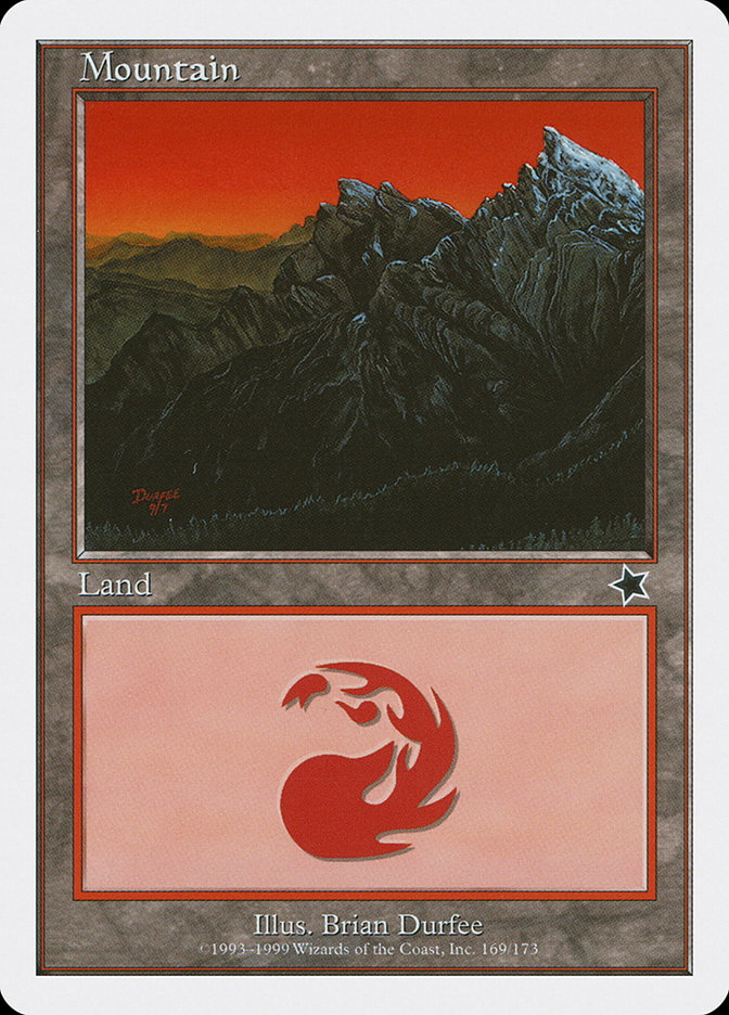 Mountain (169) [Starter 1999] | Boutique FDB TCG