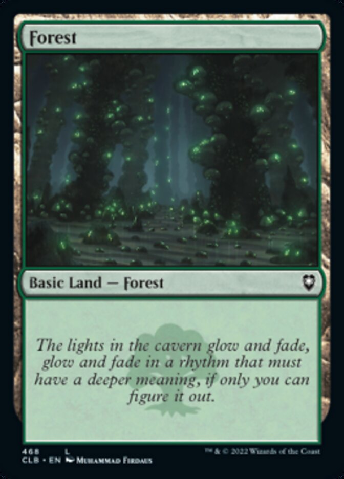 Forest (468) [Commander Legends: Battle for Baldur's Gate] | Boutique FDB TCG