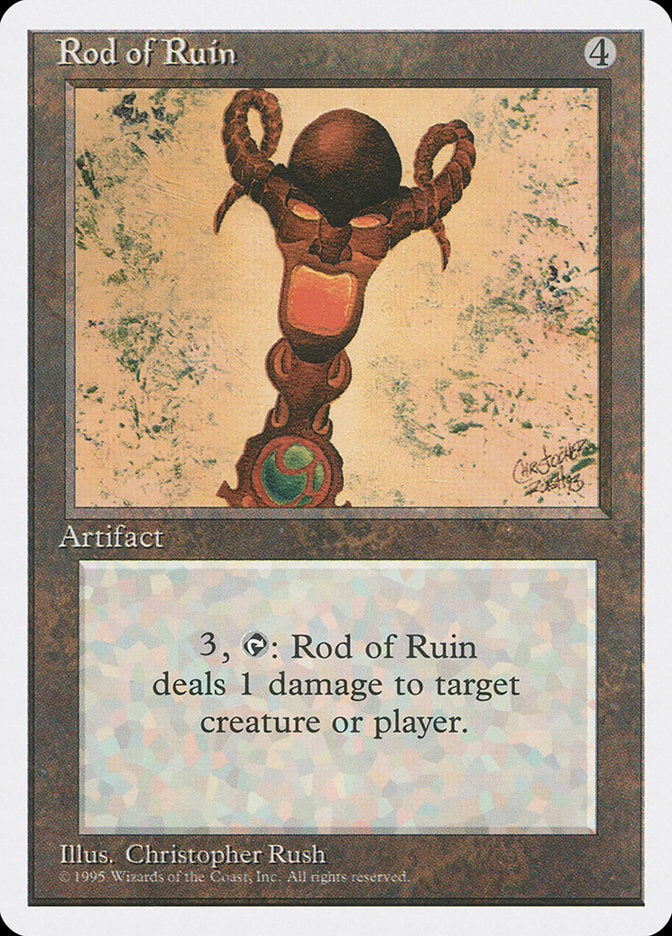 Rod of Ruin [Fourth Edition] | Boutique FDB TCG