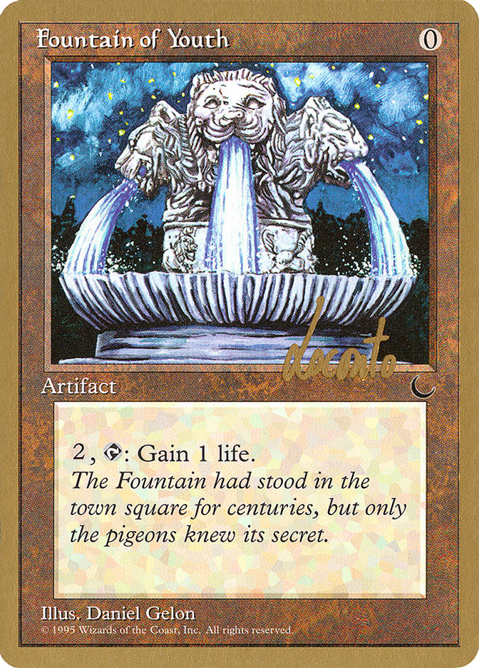 Fountain of Youth (Michael Loconto) [Pro Tour Collector Set] | Boutique FDB TCG