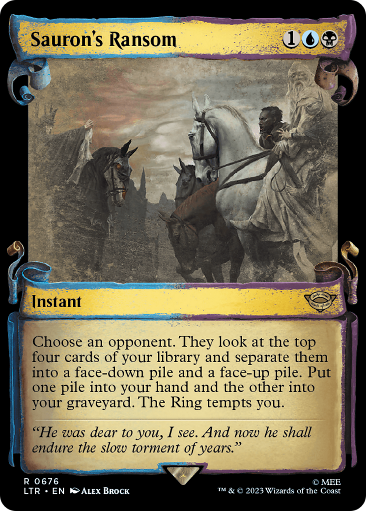 Sauron's Ransom [The Lord of the Rings: Tales of Middle-Earth Showcase Scrolls] | Boutique FDB TCG
