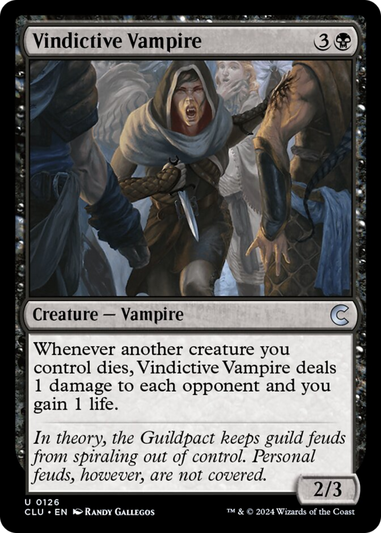 Vindictive Vampire [Ravnica: Clue Edition] | Boutique FDB TCG