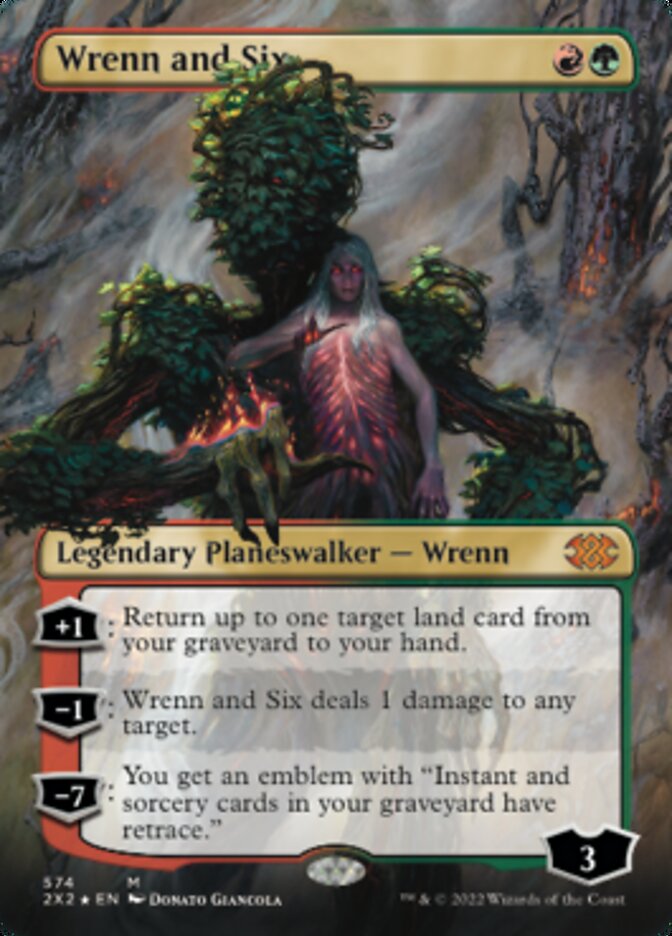 Wrenn and Six (Textured Foil) [Double Masters 2022] | Boutique FDB TCG