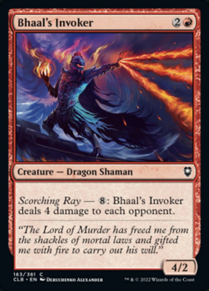 Bhaal's Invoker [Commander Legends: Battle for Baldur's Gate] | Boutique FDB TCG