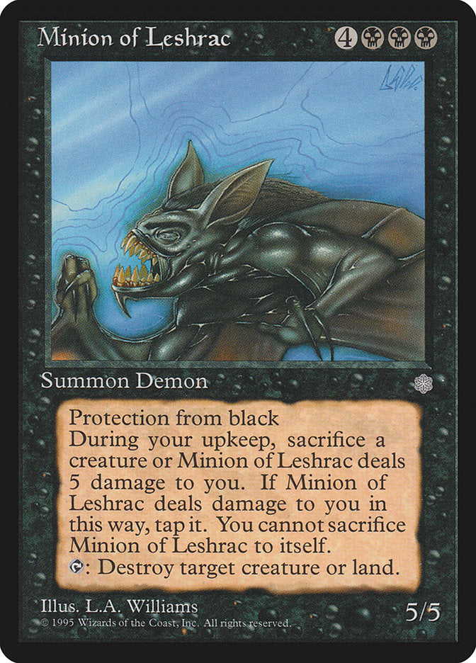 Minion of Leshrac [Ice Age] | Boutique FDB TCG