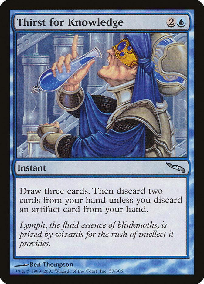 Thirst for Knowledge [Mirrodin] | Boutique FDB TCG