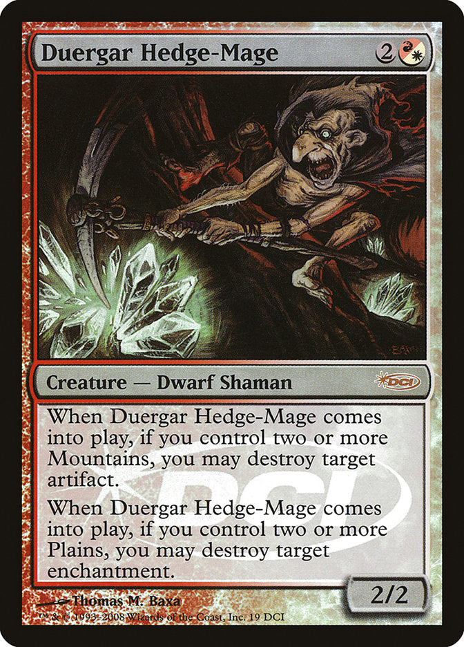 Duergar Hedge-Mage [Gateway 2008] | Boutique FDB TCG