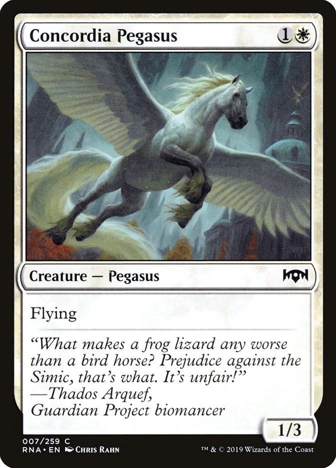 Concordia Pegasus [Ravnica Allegiance] | Boutique FDB TCG