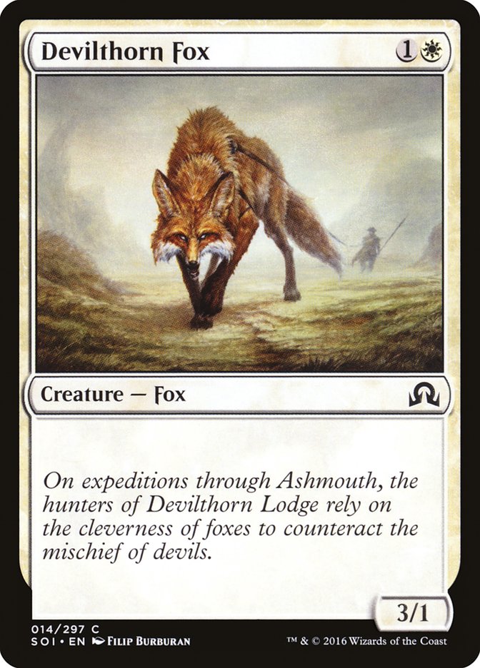 Devilthorn Fox [Shadows over Innistrad] | Boutique FDB TCG