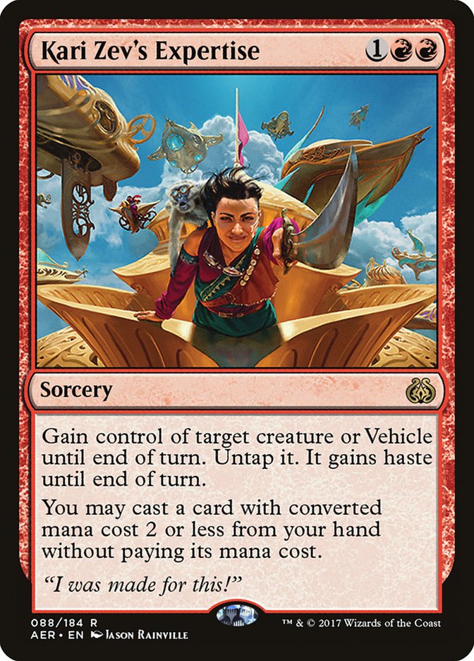 Kari Zev's Expertise [Aether Revolt] | Boutique FDB TCG