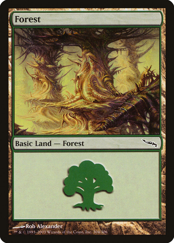 Forest (304) [Mirrodin] | Boutique FDB TCG