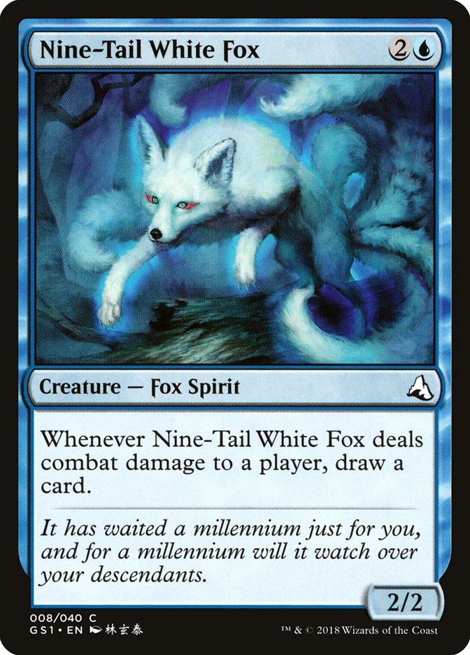 Nine-Tail White Fox [Global Series Jiang Yanggu & Mu Yanling] | Boutique FDB TCG
