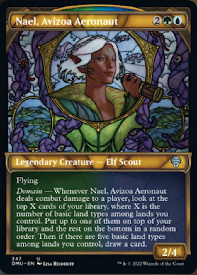 Nael, Avizoa Aeronaut (Showcase Textured) [Dominaria United] | Boutique FDB TCG