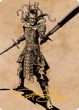 Zevlor, Elturel Exile Art Card (78) (Gold-Stamped Signature) [Commander Legends: Battle for Baldur's Gate Art Series] | Boutique FDB TCG