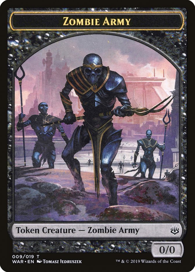 Zombie Army Token (009/019) [War of the Spark Tokens] | Boutique FDB TCG