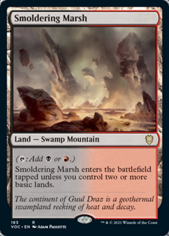 Smoldering Marsh [Innistrad: Crimson Vow Commander] | Boutique FDB TCG