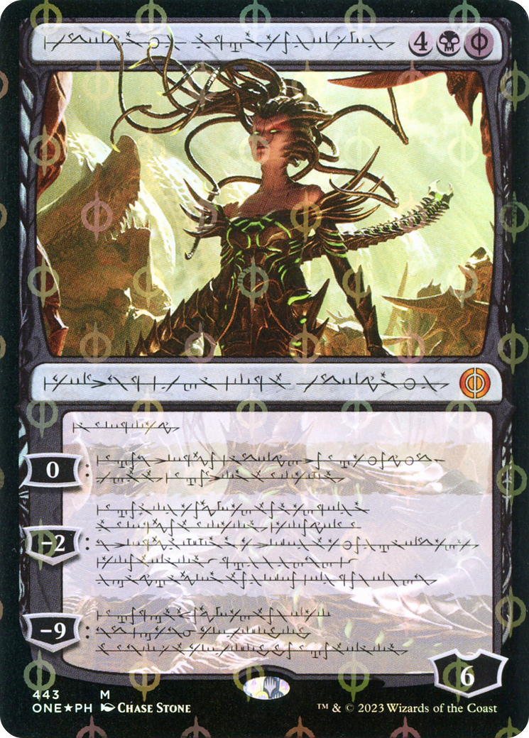 Vraska, Betrayal's Sting (Phyrexian Step-and-Compleat Foil) [Phyrexia: All Will Be One] | Boutique FDB TCG