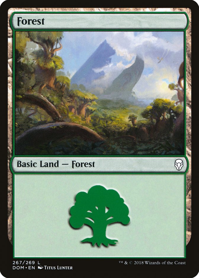 Forest (267) [Dominaria] | Boutique FDB TCG