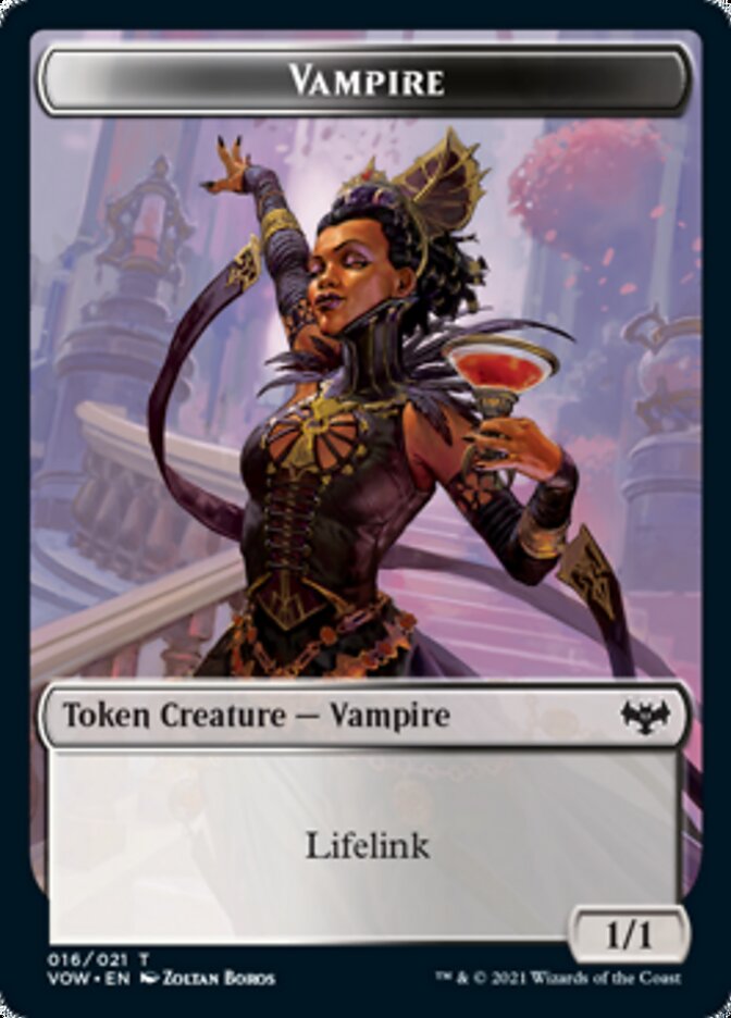 Vampire Token (016) [Innistrad: Crimson Vow Tokens] | Boutique FDB TCG