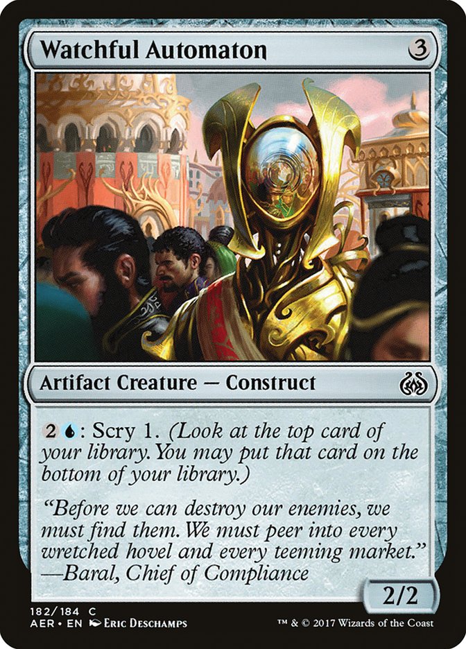 Watchful Automaton [Aether Revolt] | Boutique FDB TCG