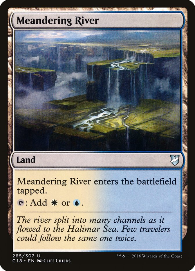 Meandering River [Commander 2018] | Boutique FDB TCG