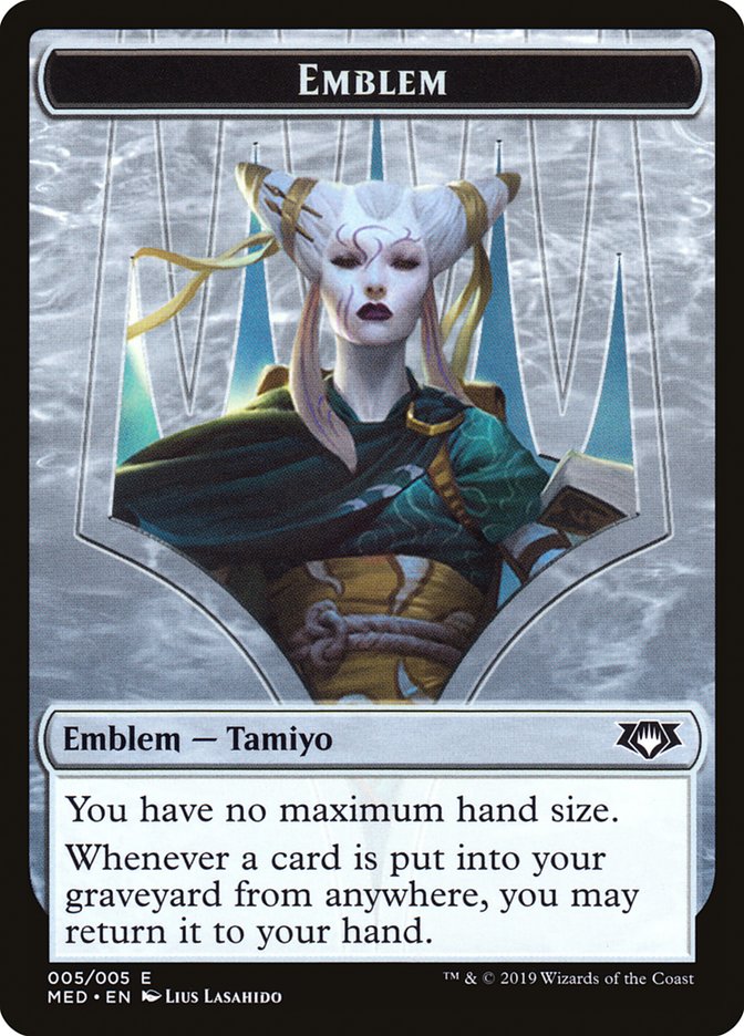 Tamiyo, the Moon Sage Emblem [Mythic Edition Tokens] | Boutique FDB TCG