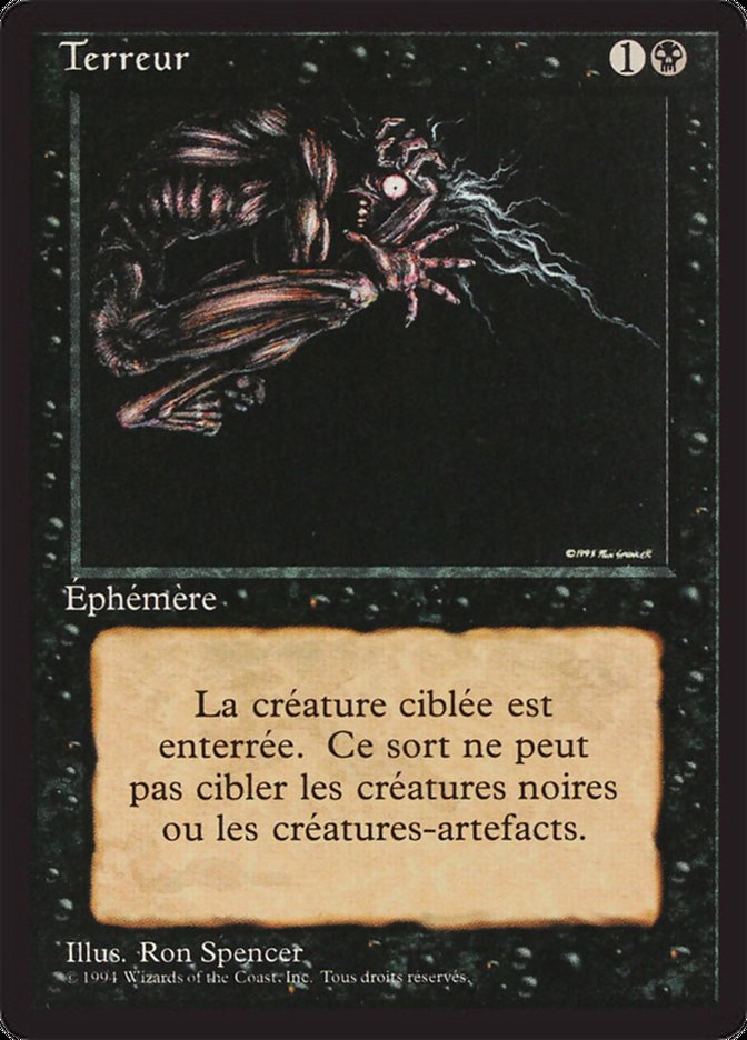 Terror [Foreign Black Border] | Boutique FDB TCG