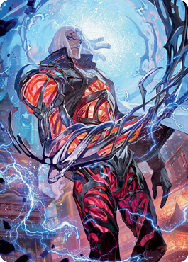Tezzeret, Betrayer of Flesh Art Card [Kamigawa: Neon Dynasty Art Series] | Boutique FDB TCG