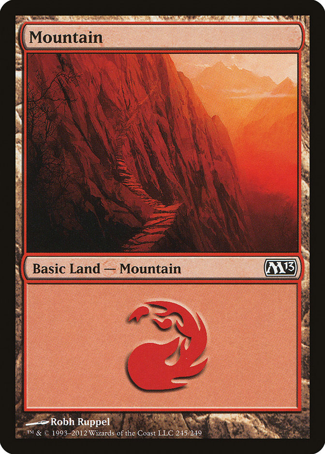 Mountain (245) [Magic 2013] | Boutique FDB TCG