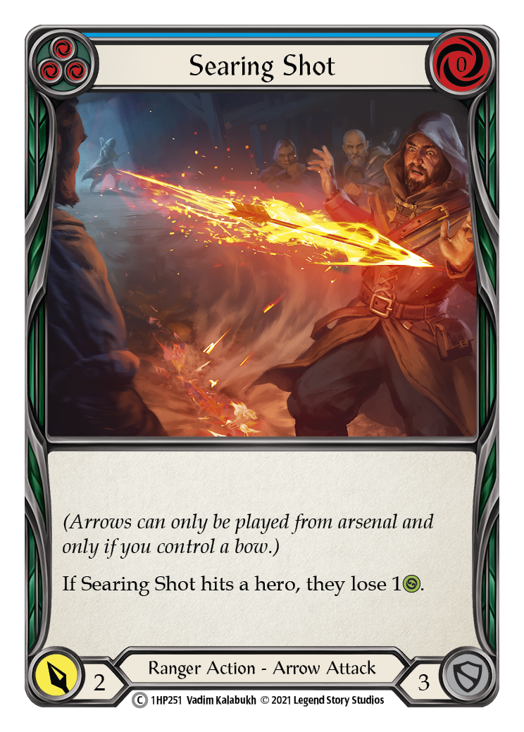 Searing Shot (Blue) [1HP251] (History Pack 1) | Boutique FDB TCG