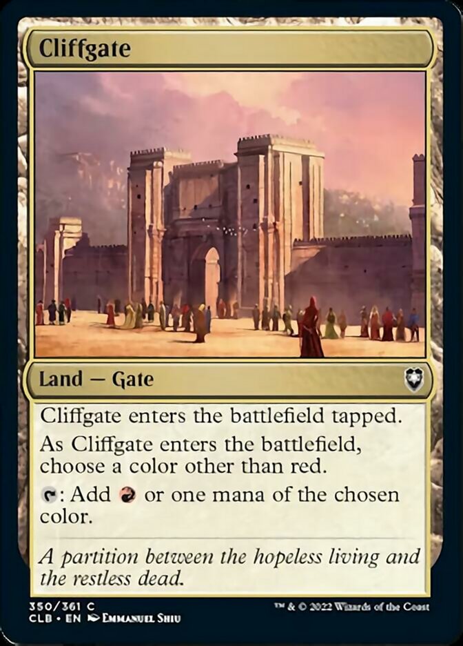 Cliffgate [Commander Legends: Battle for Baldur's Gate] | Boutique FDB TCG