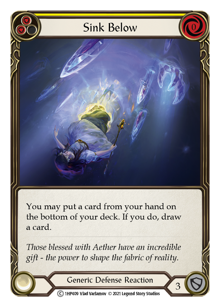 Sink Below (Yellow) [1HP409] (History Pack 1) | Boutique FDB TCG