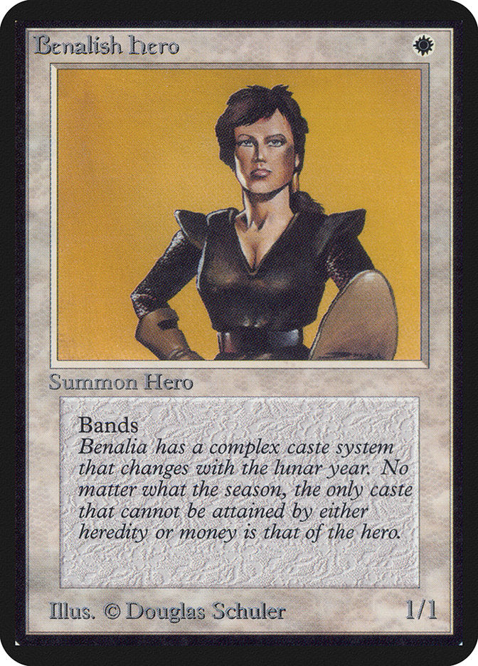 Benalish Hero [Alpha Edition] | Boutique FDB TCG