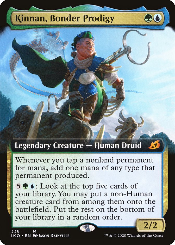 Kinnan, Bonder Prodigy (Extended Art) [Ikoria: Lair of Behemoths] | Boutique FDB TCG