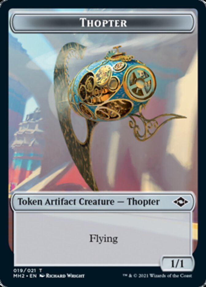 Clue (14) // Thopter Double-Sided Token [Modern Horizons 2 Tokens] | Boutique FDB TCG