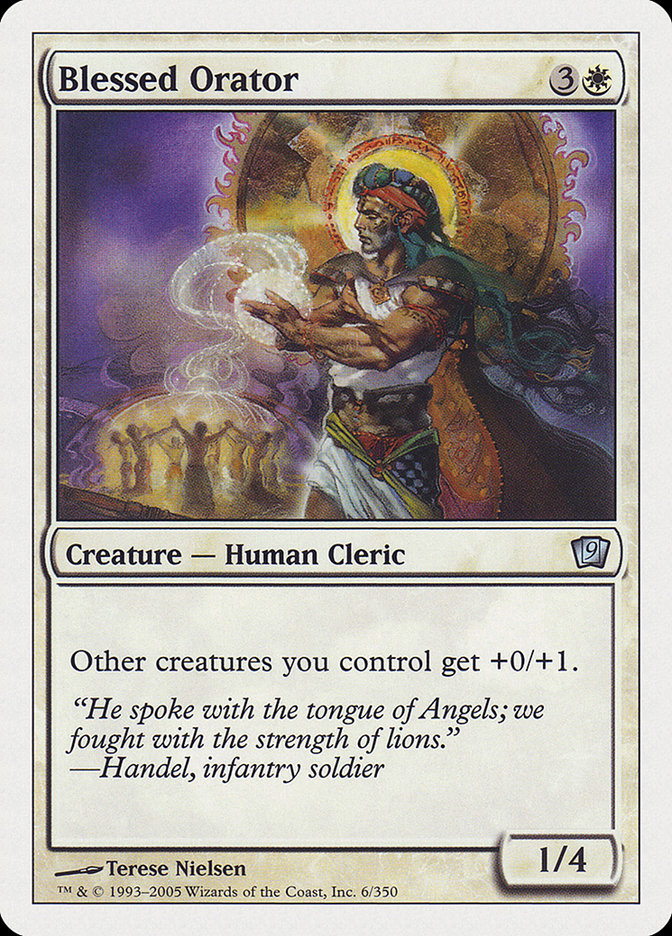 Blessed Orator [Ninth Edition] | Boutique FDB TCG