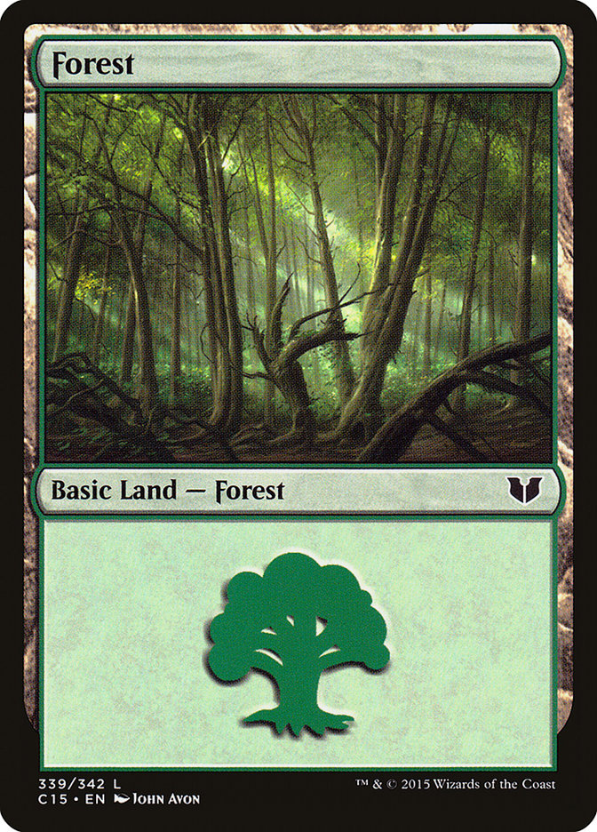 Forest (339) [Commander 2015] | Boutique FDB TCG