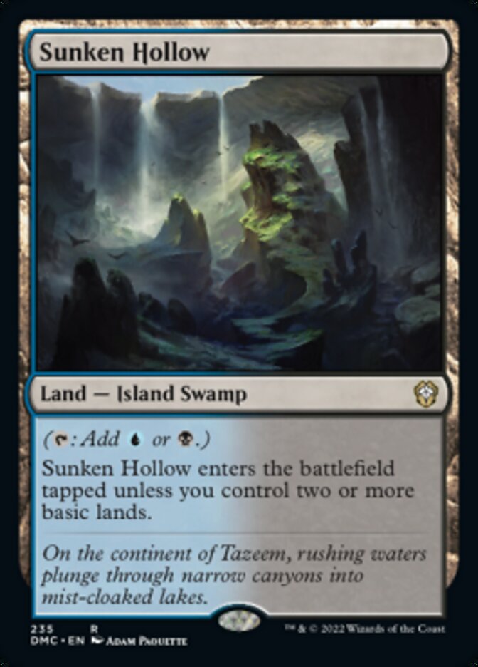 Sunken Hollow [Dominaria United Commander] | Boutique FDB TCG