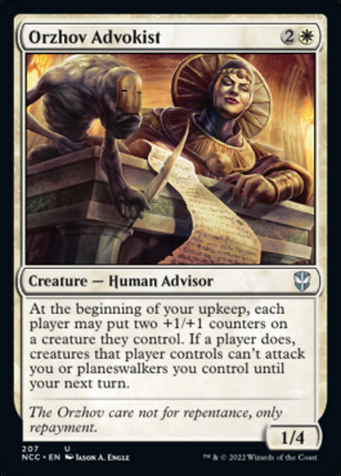 Orzhov Advokist [Streets of New Capenna Commander] | Boutique FDB TCG