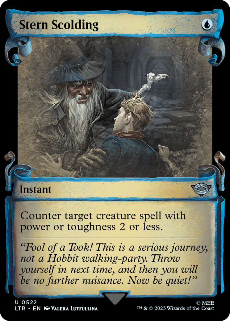 Stern Scolding [The Lord of the Rings: Tales of Middle-Earth Showcase Scrolls] | Boutique FDB TCG