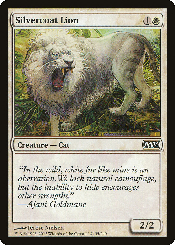 Silvercoat Lion [Magic 2013] | Boutique FDB TCG