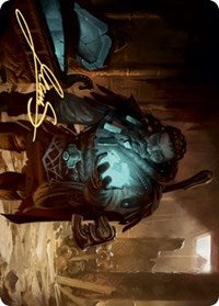 Vault Robber Art Card (Gold-Stamped Signature) [Kaldheim Art Series] | Boutique FDB TCG