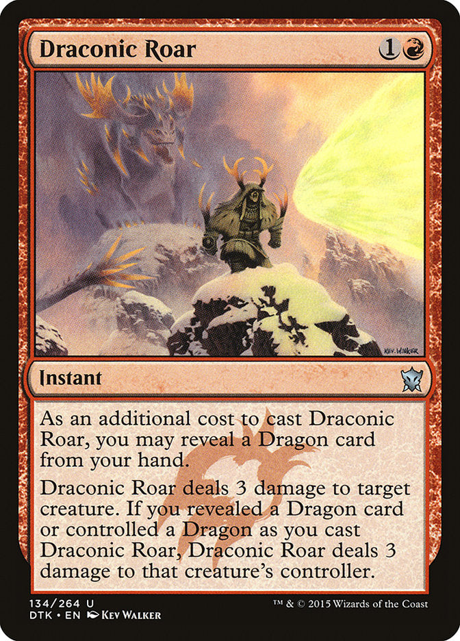 Draconic Roar [Dragons of Tarkir] | Boutique FDB TCG