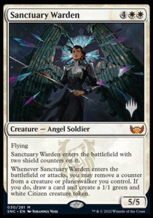 Sanctuary Warden (Promo Pack) [Streets of New Capenna Promos] | Boutique FDB TCG