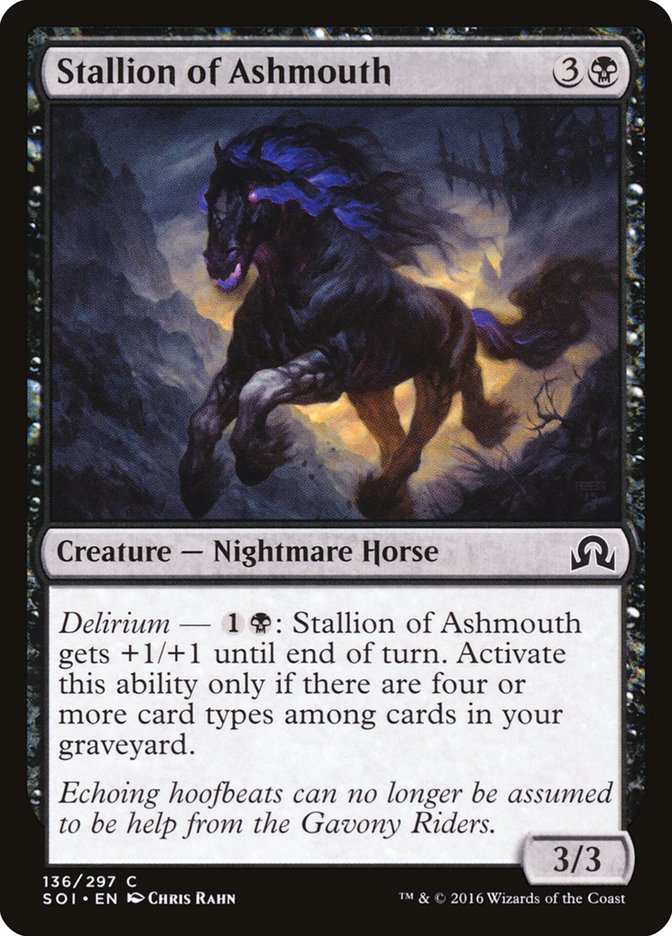 Stallion of Ashmouth [Shadows over Innistrad] | Boutique FDB TCG