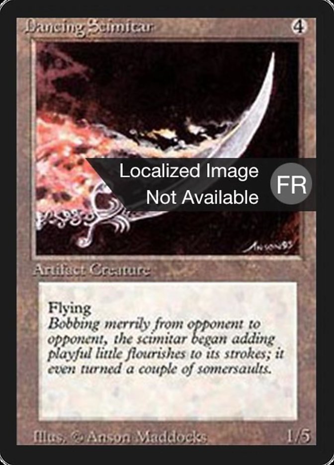 Dancing Scimitar [Foreign Black Border] | Boutique FDB TCG