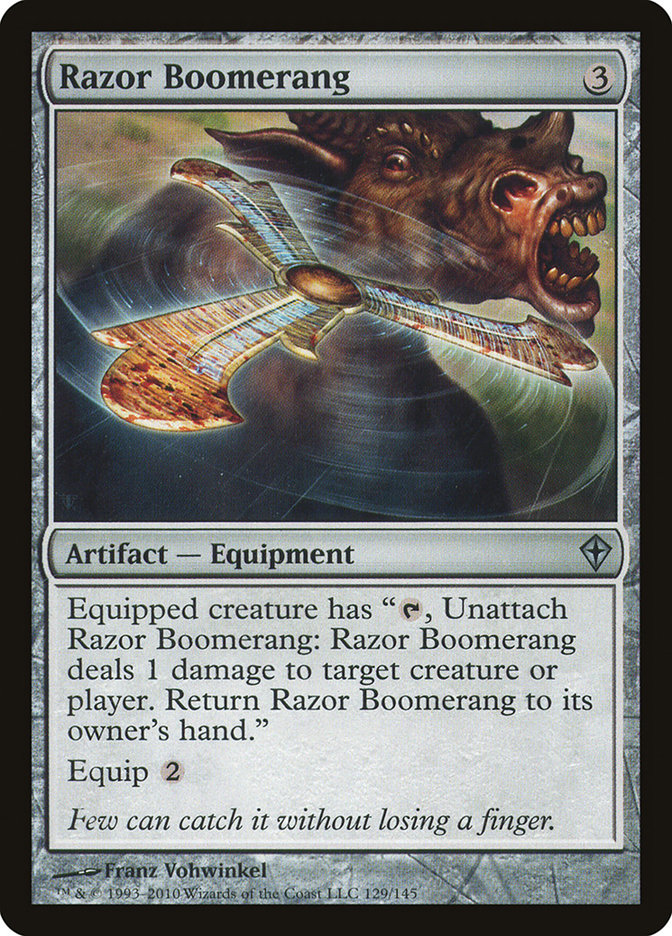 Razor Boomerang [Worldwake] | Boutique FDB TCG