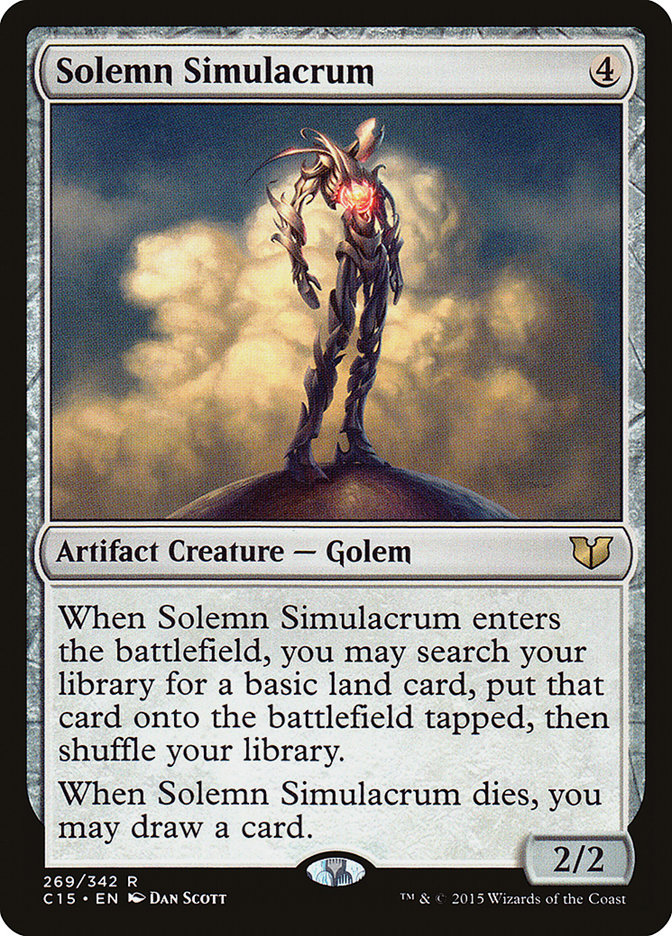 Solemn Simulacrum [Commander 2015] | Boutique FDB TCG